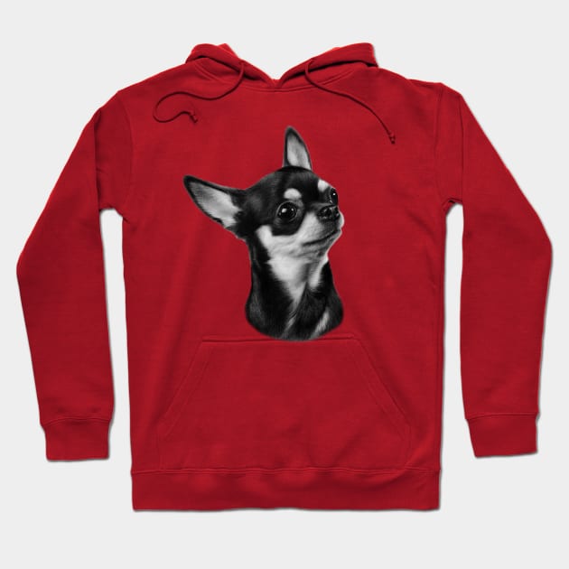 Chihuahua Hoodie by animalpaintings